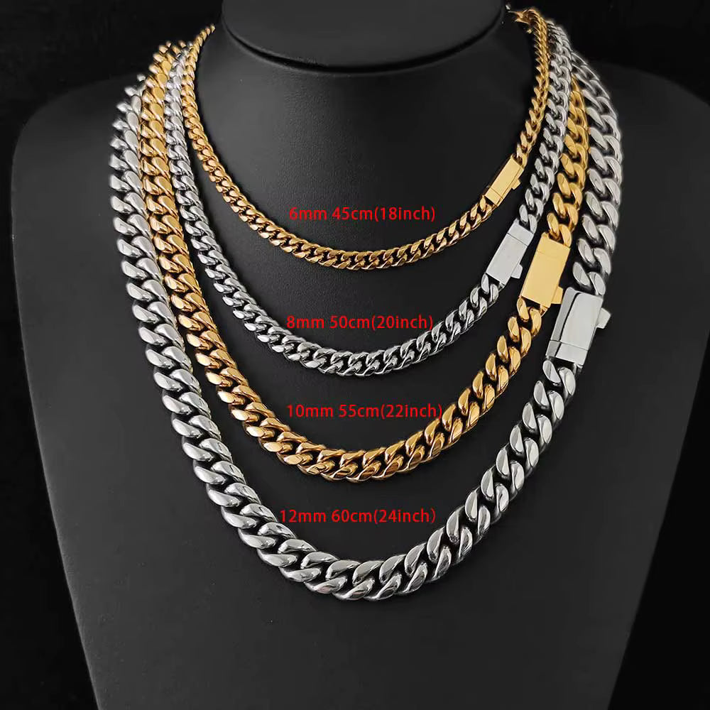 Stainless Steel Cuban Link Chain