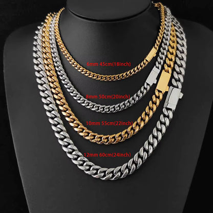 Stainless Steel Cuban Link Chain