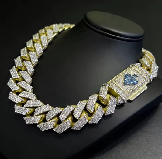 Iced-out Cuban Link Chain