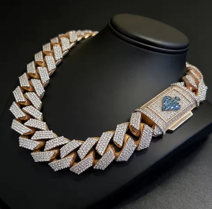 Iced-out Cuban Link Chain